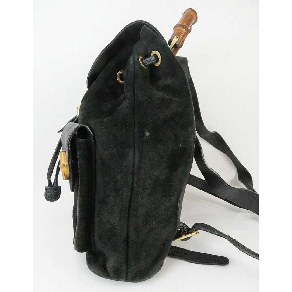 Gucci Vintage Bamboo leather backpack - image 6
