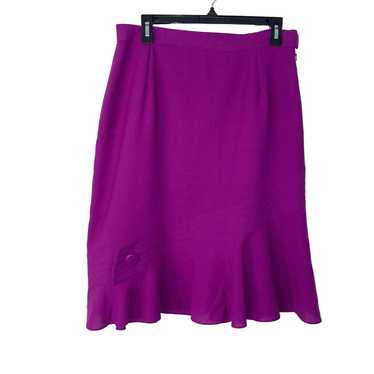 Vintage Jacques Vert Womens Skirt Purple 16 Vintag
