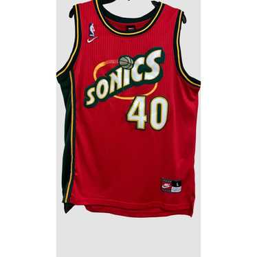 Nike RARE Seattle Sonics Kemp Nike Team #40 Green… - image 1