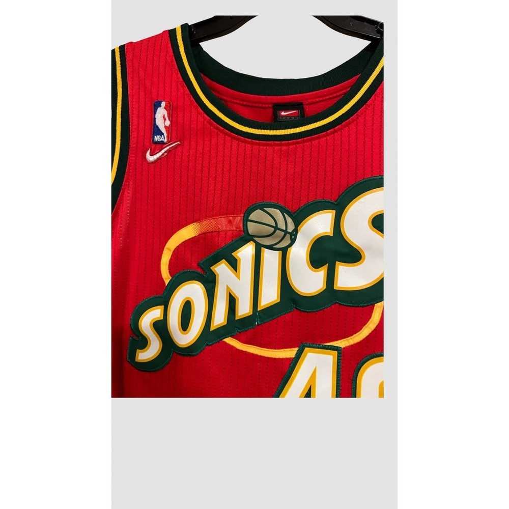 Nike RARE Seattle Sonics Kemp Nike Team #40 Green… - image 5