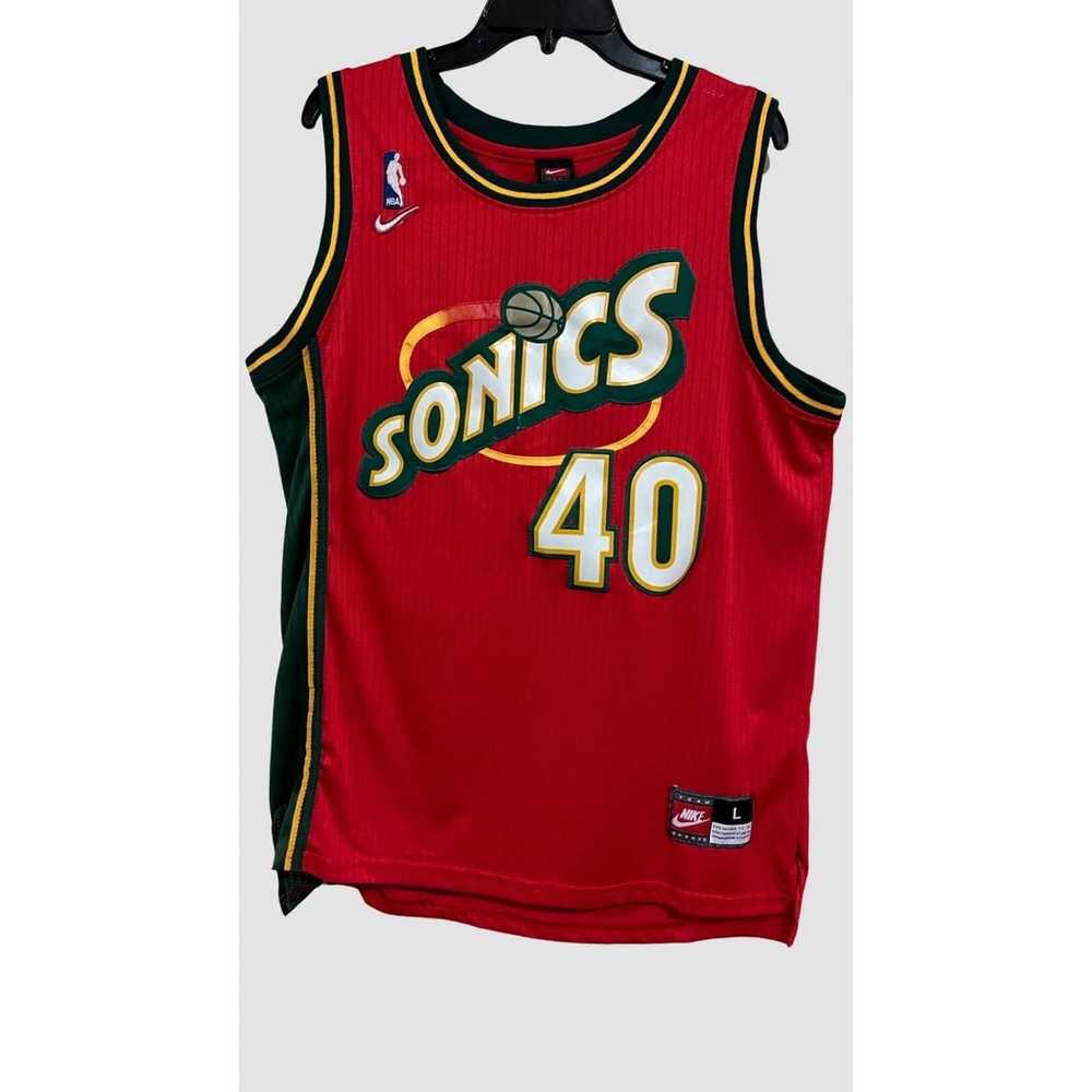 Nike RARE Seattle Sonics Kemp Nike Team #40 Green… - image 6
