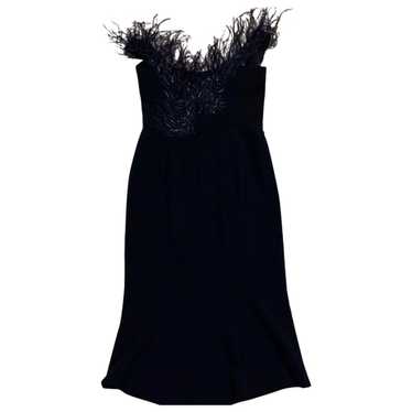 Marchesa Ostrich maxi dress - image 1