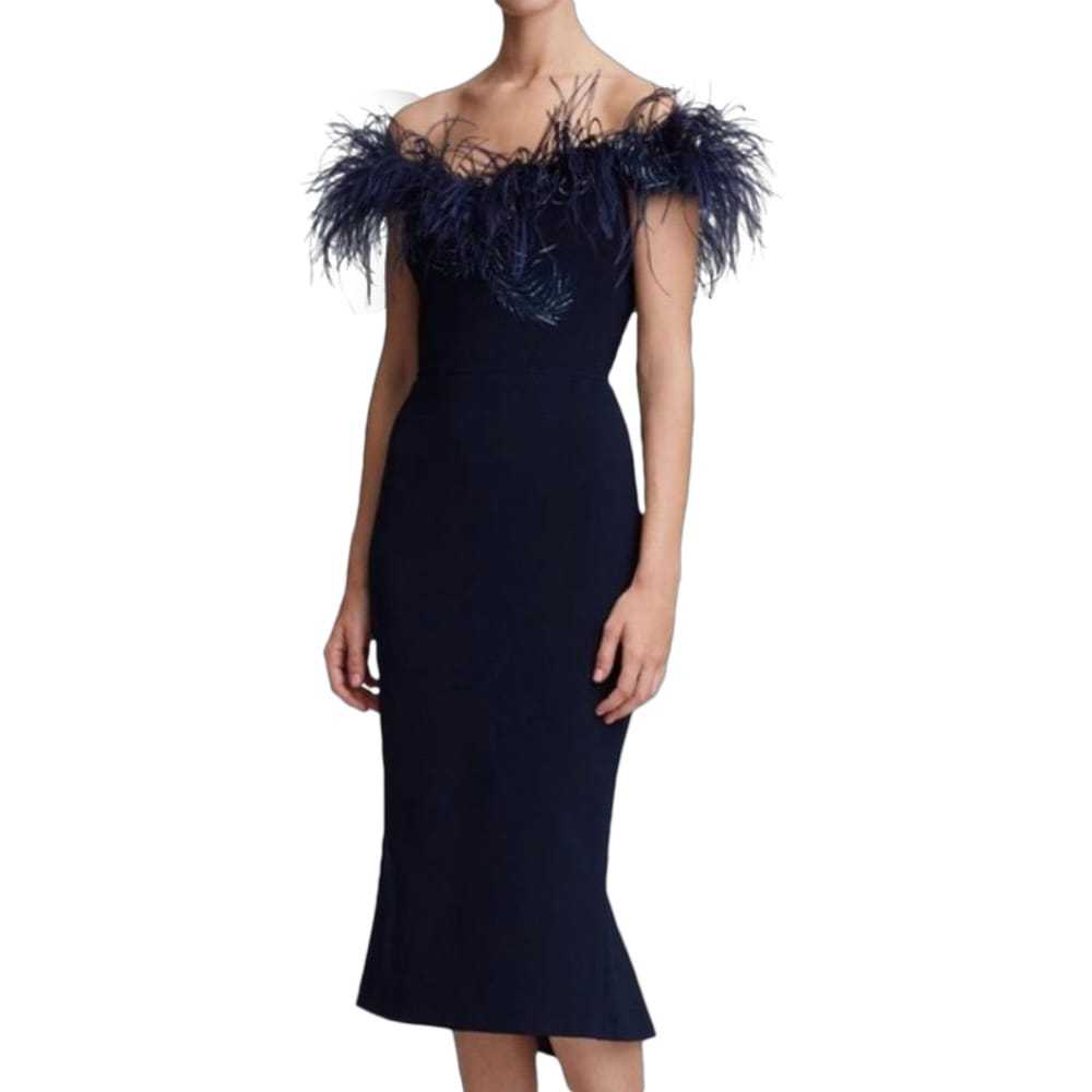 Marchesa Ostrich maxi dress - image 2