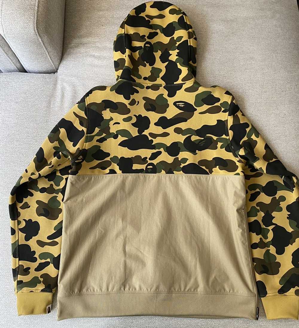 Bape BAPE 1st camo half-zip pullover hoodie - image 3