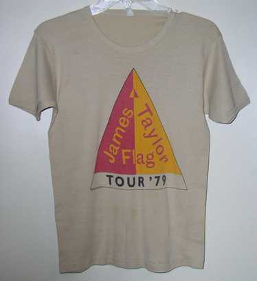 Vintage 1980 James Taylor T-Shirt, 80s Tour, Rare, Size Small/Medium