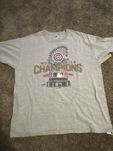 2016 Chicago Cubs NL Champions Blue Adult XL Majestic Long Sleeve
