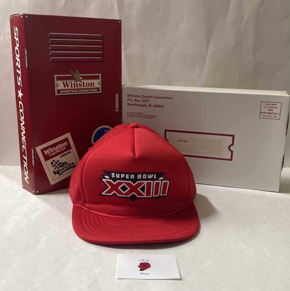 Vintage Winston Cigarettes Super Bowl XXIII Red T… - image 1