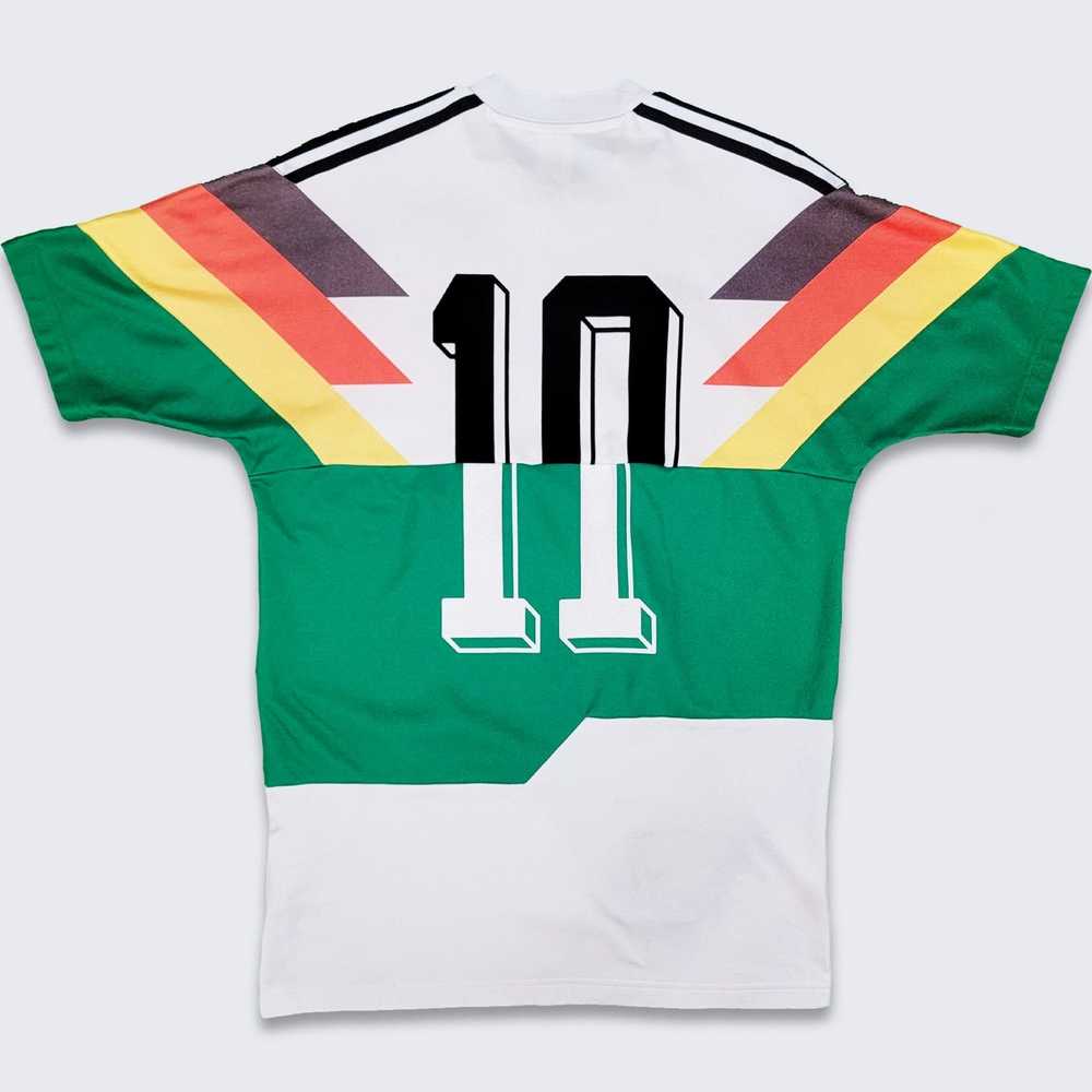 Adidas × Soccer Jersey Germany Retro Adidas Mash … - image 2