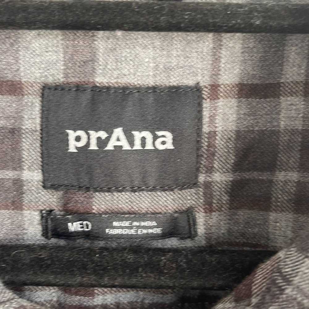 Prana Prana organic cotton blend flannel plaid bu… - image 6