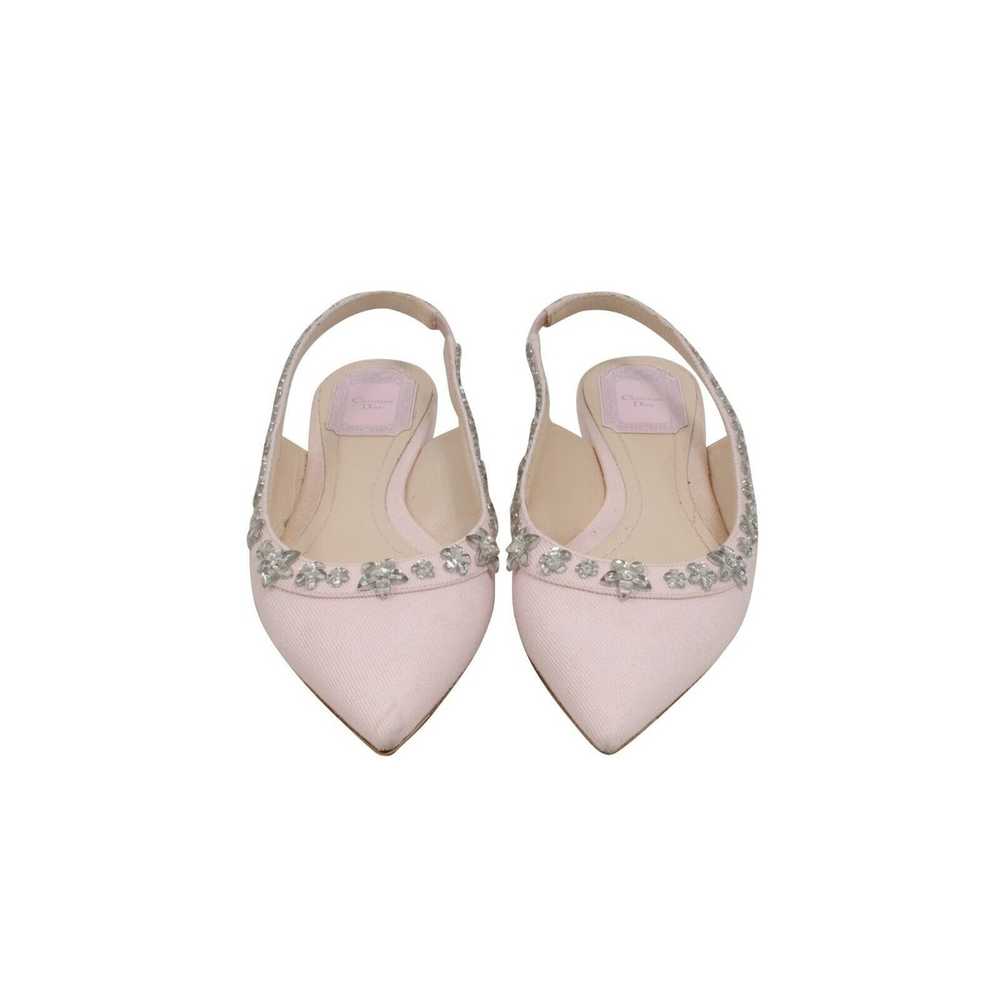 Dior Slingback Flats Pink Pointy - image 2