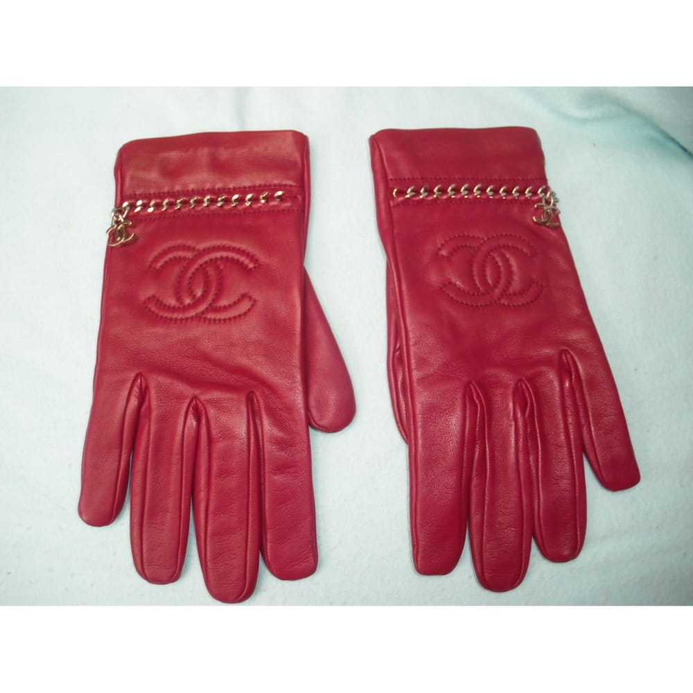Chanel Leather gloves - image 8