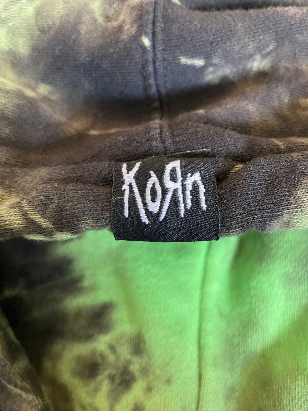 Streetwear Korn Tie Dye Slime Green and Black Lim… - image 11