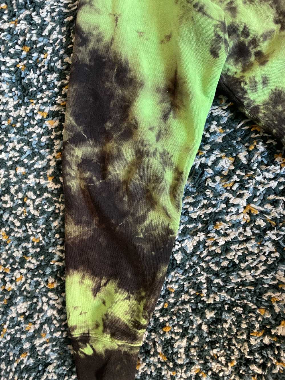 Streetwear Korn Tie Dye Slime Green and Black Lim… - image 6