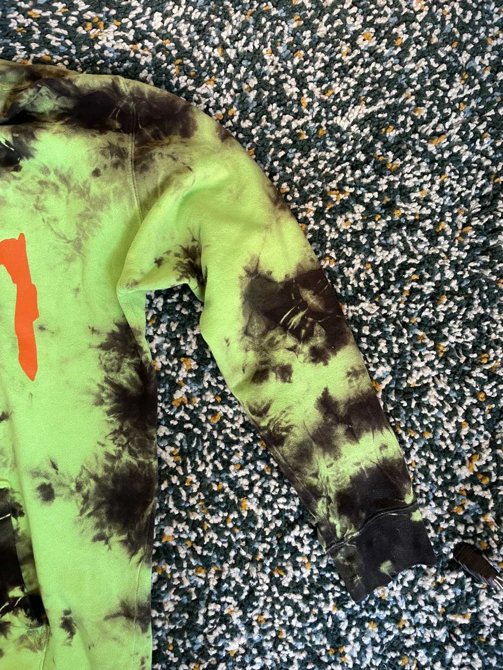 Streetwear Korn Tie Dye Slime Green and Black Lim… - image 8