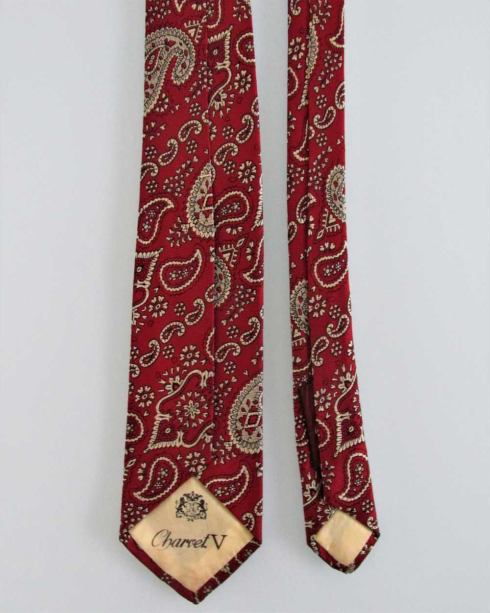 Charvet Charvet Vintage 1960s Silk Tie - image 4