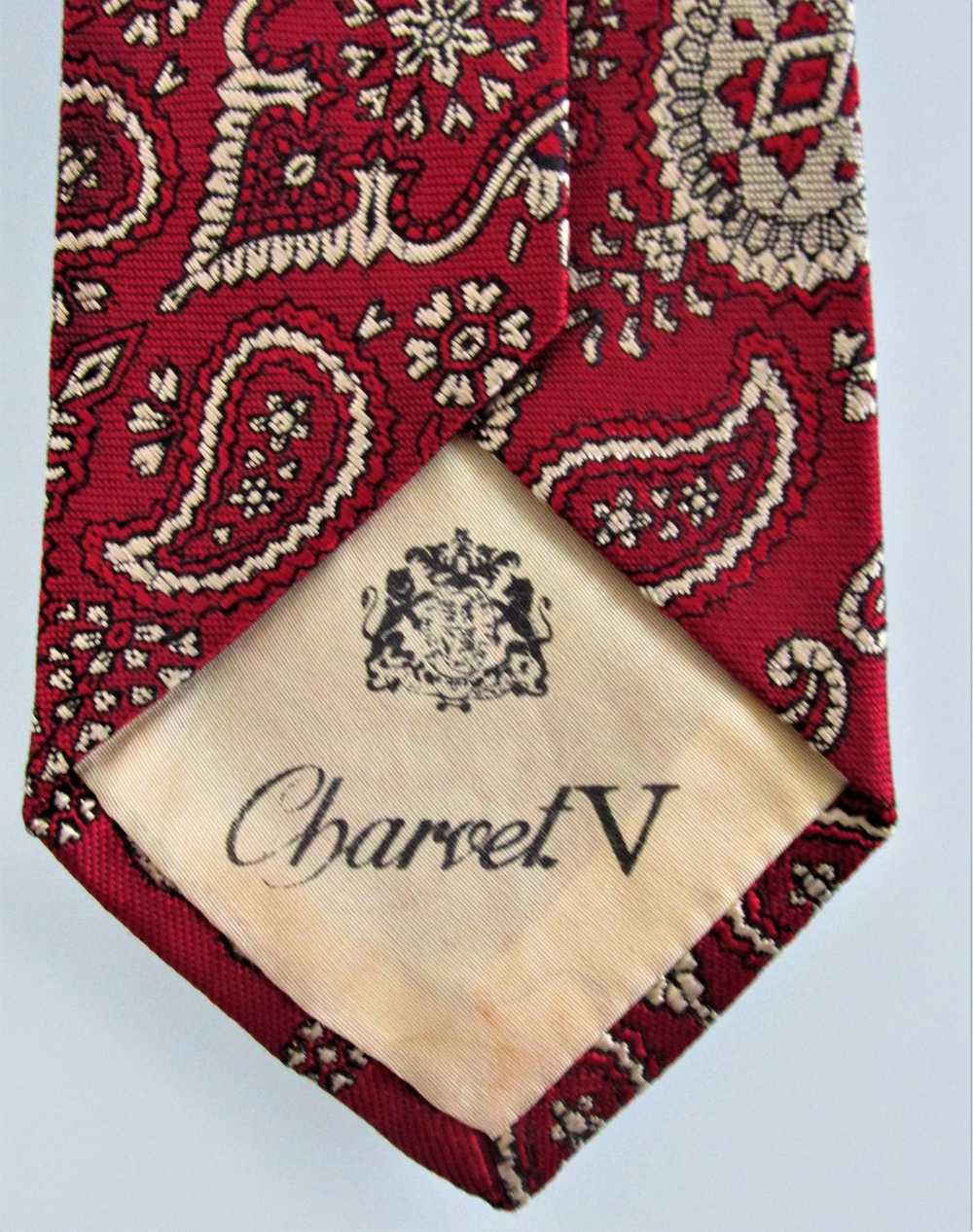 Charvet Charvet Vintage 1960s Silk Tie - image 5