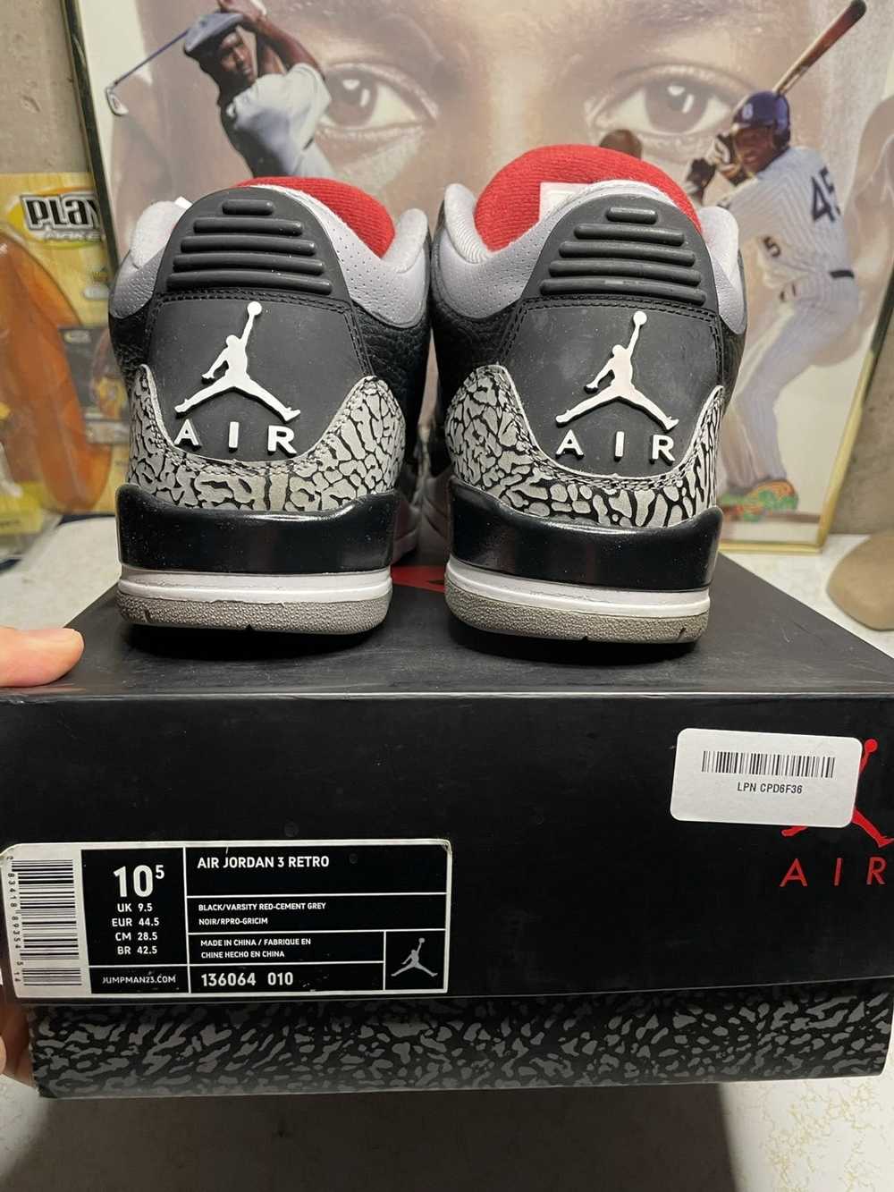 Jordan Brand Jordan Retro 3 ‘black cement’ - image 6