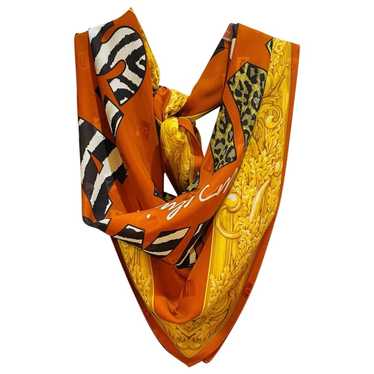 Vintage Moschino Silk Scarf Moschino Silk Muffler Vintage