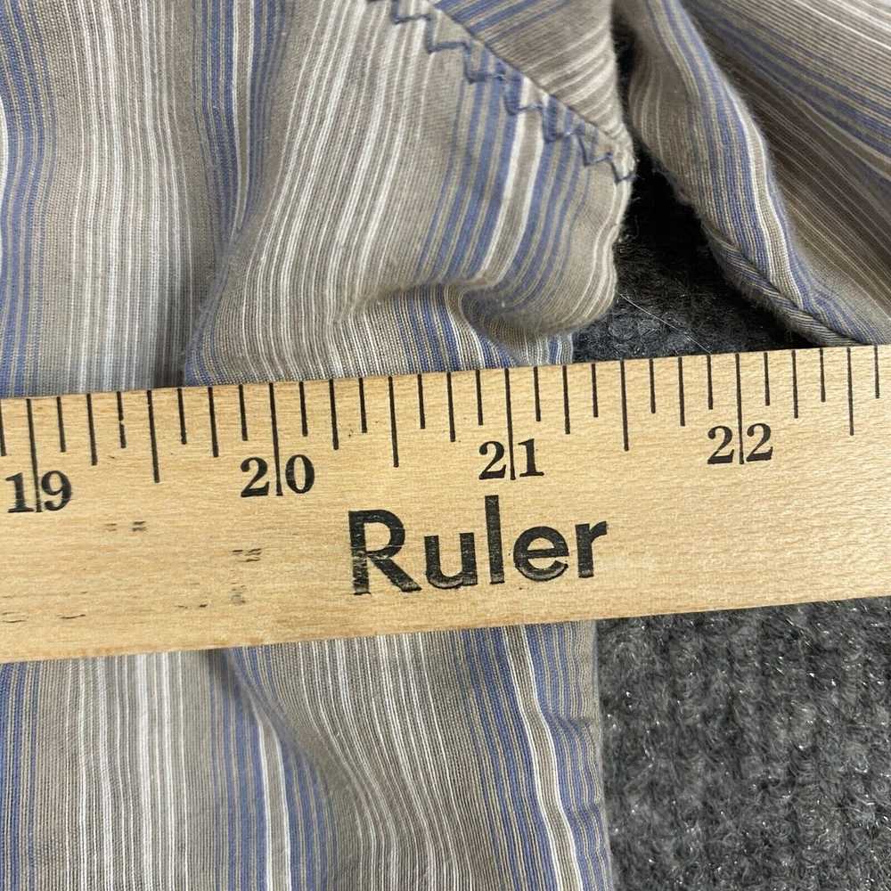 Kuhl Kuhl Mens Shirt L Striped Blue Gray Short Sl… - image 3