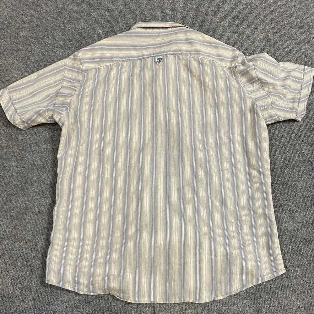 Kuhl Kuhl Mens Shirt L Striped Blue Gray Short Sl… - image 7