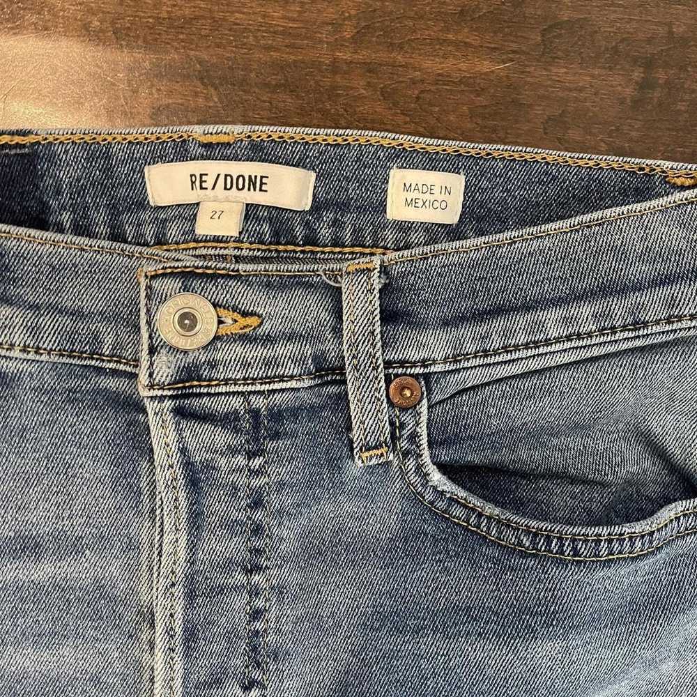 RE/DONE Re/Done 90s High Rise Ankle Crop Jeans - image 4