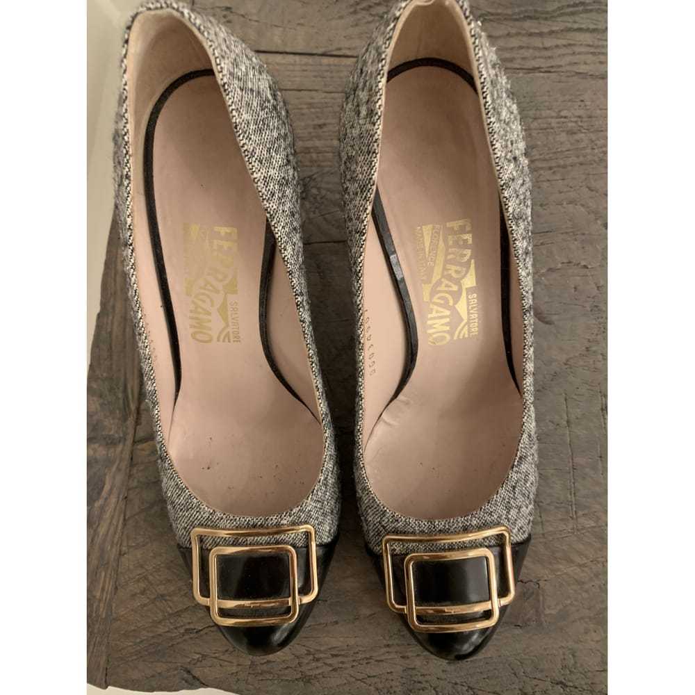 Salvatore Ferragamo Tweed heels - image 2