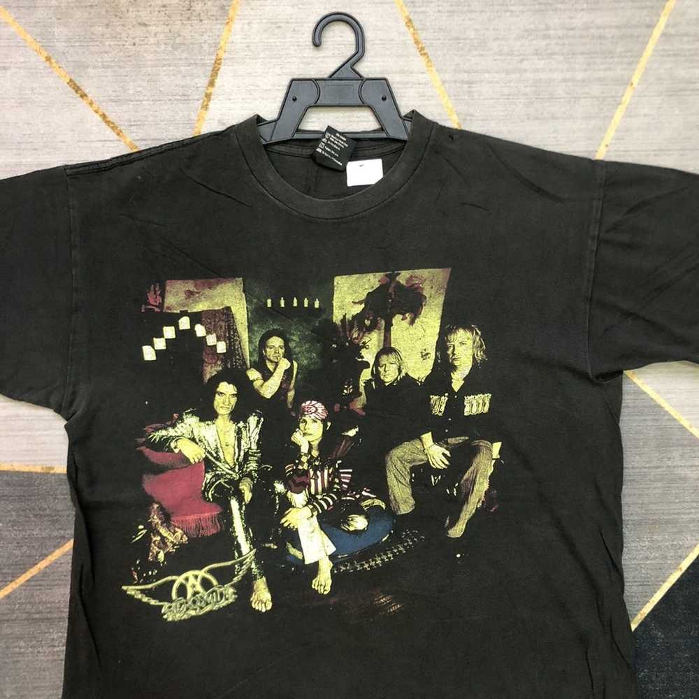 Aerosmith × Band Tees × Vintage Vintage 90s Aeros… - image 4