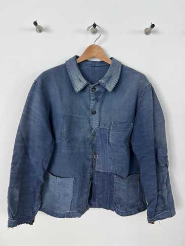 French Cotton Twill Chore Jacket Navy Blue – Wolf Clothing
