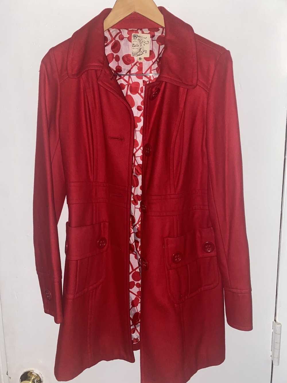 Vintage Red tulle jacket - image 2