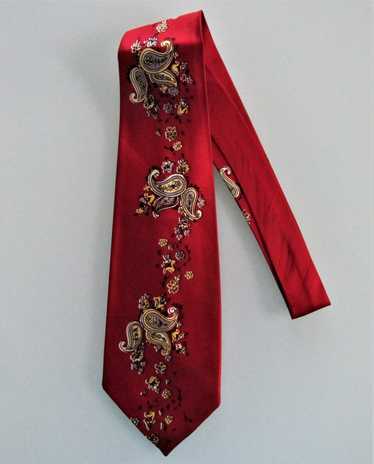 Vintage Brent Vintage 1950s Men's Rayon Tie