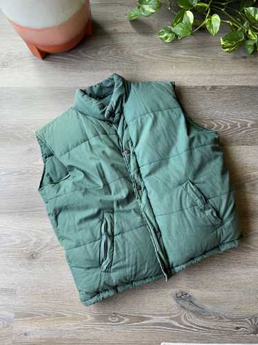 Gap Copped Green Puffer Vest