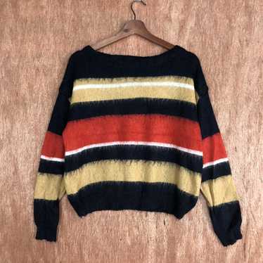 Coloured Cable Knit Sweater × Homespun Knitwear ×… - image 1