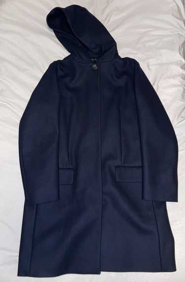 Cos COS Navy Blue Coat - Old Celine style