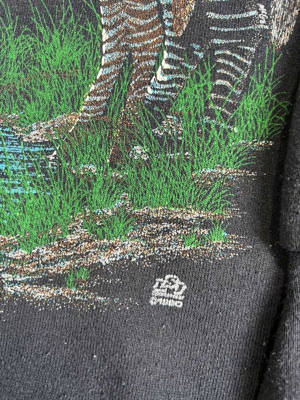 Vintage Vintage Zebra Sweatshirt - image 3