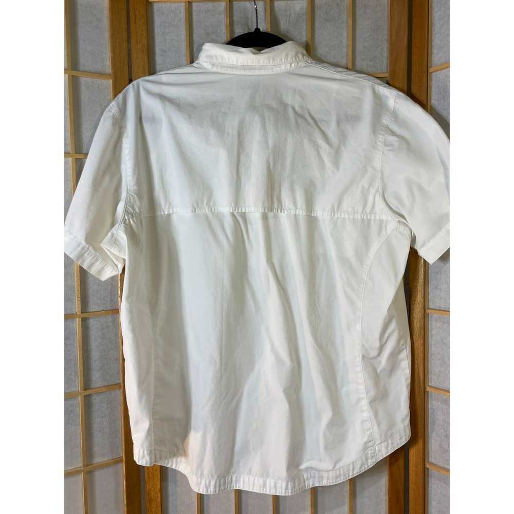 Columbia Columbia Med White Fishing Button Up - image 5