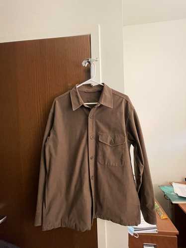 Uniqlo mens brown button - Gem