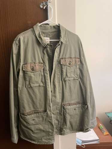 Gap × Streetwear × Vintage GAP Green canvas jacket