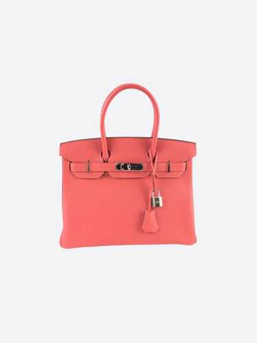 Hermes Hermès Rose Tyrien Togo Leather Birkin 30