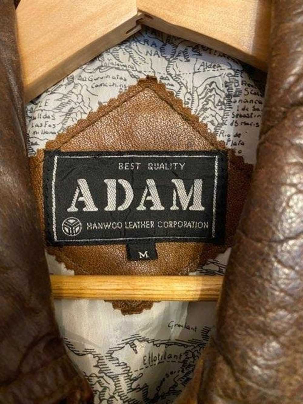 Other × Rare × Vintage Vintage ADAM Leather Bombe… - image 4