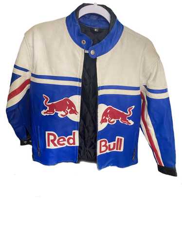 Red Bull Vintage F1 Redbull Leather Racing Jacket