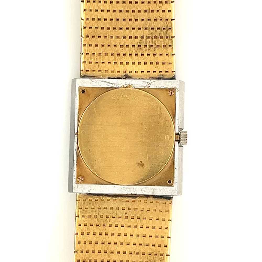 Bueche Girod 18k gold watch and Diamond Bezel - image 5