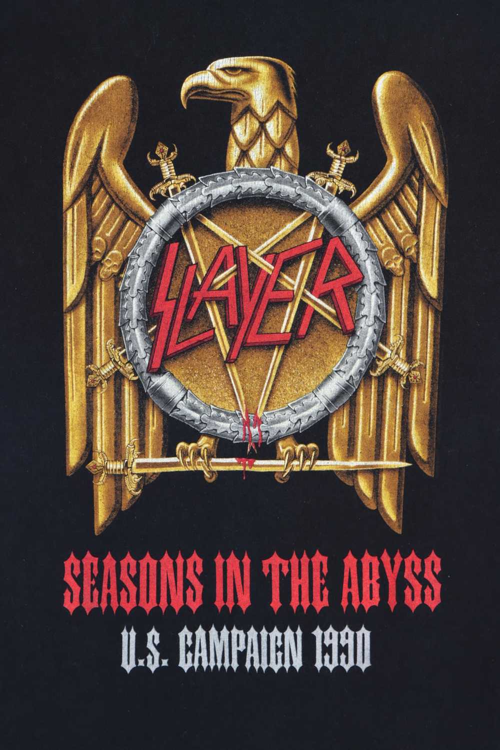Slayer 'Seasons In The Abyss' 1990 U.S. Campaign … - image 2