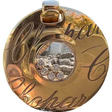 Chopard Floating Diamond Gold Chopardissimo Pendan