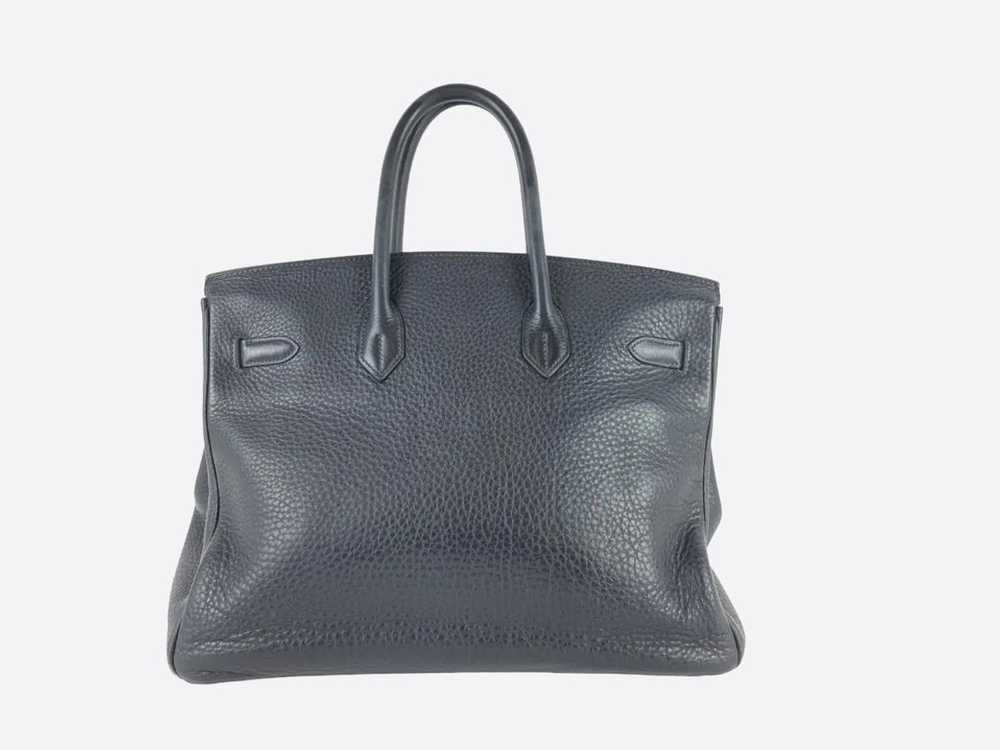 Hermes Hermès Black Clemence Birkin 35 - image 2