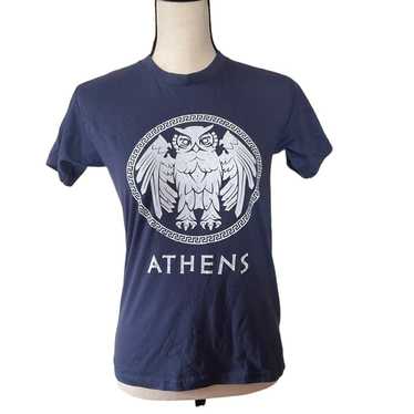 Other Athens Ancient Owl blue t-shirt XS/S - image 1