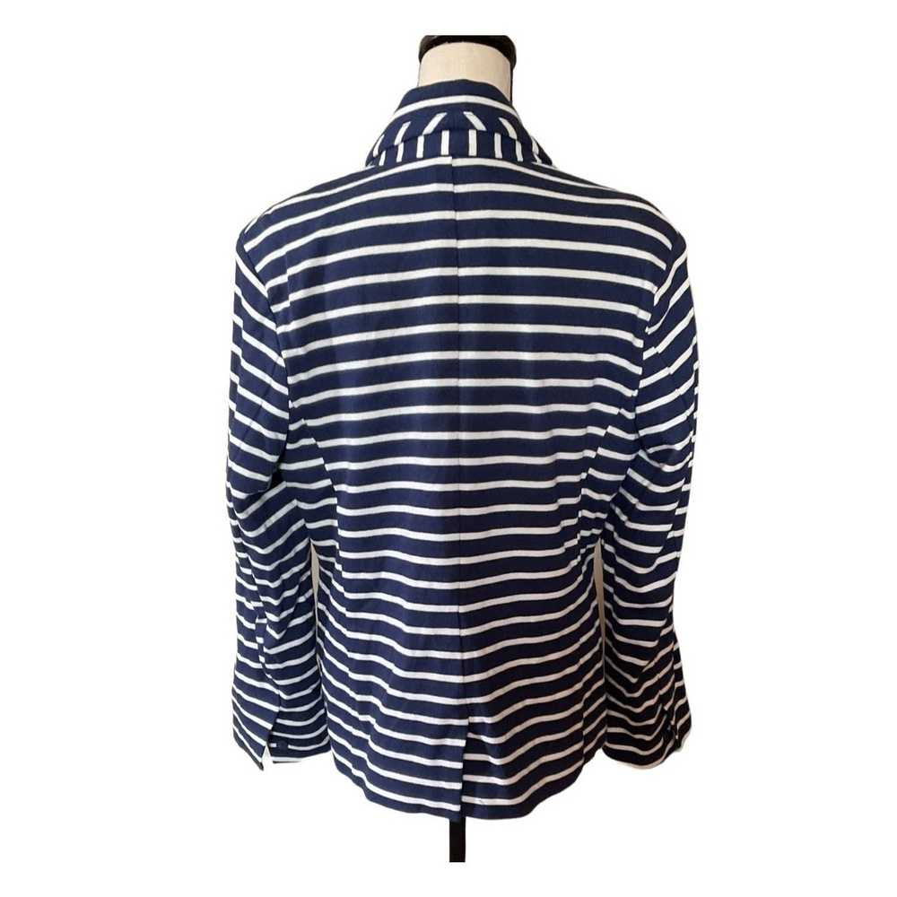 Gap Gap Navy blue & white striped 100% cotton one… - image 3