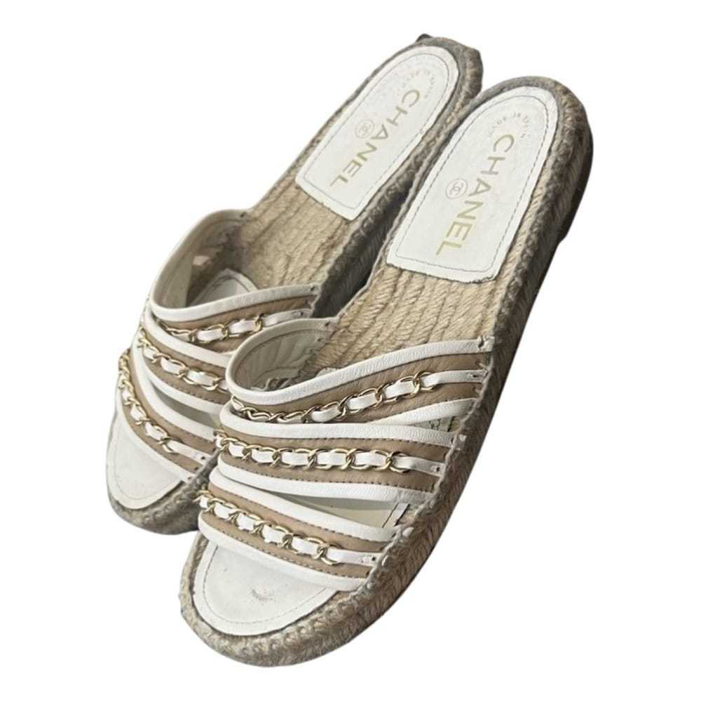 Chanel Leather espadrilles - image 1