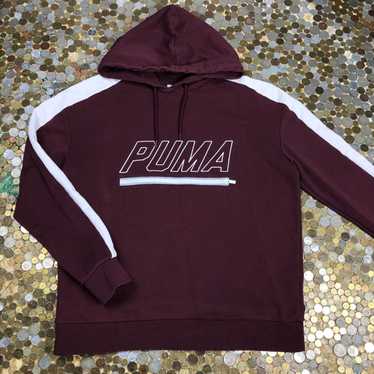 Puma × Vintage Puma Vintage hoodie with spellout … - image 1