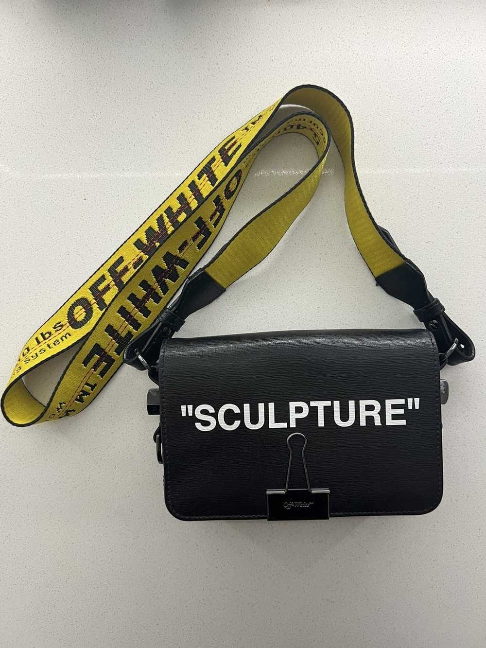 Off-White Off-White Mini Binder Clip Flap Bag “Sc… - image 1