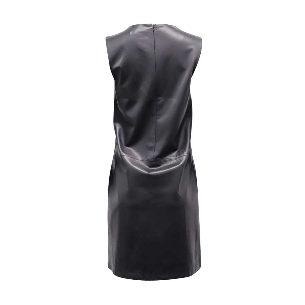 The Row Leather mini dress - image 3